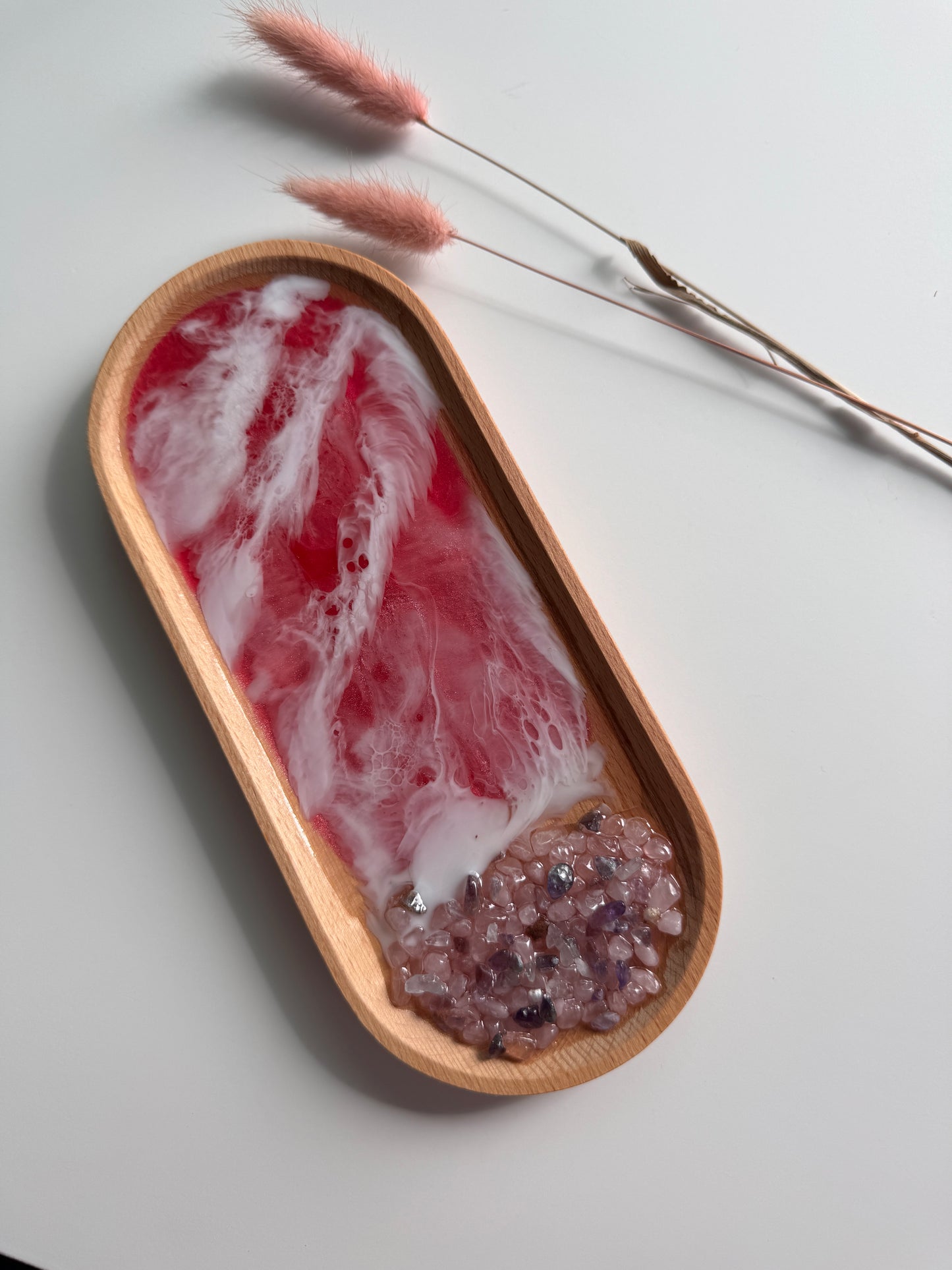 Trinket dish pink ocean